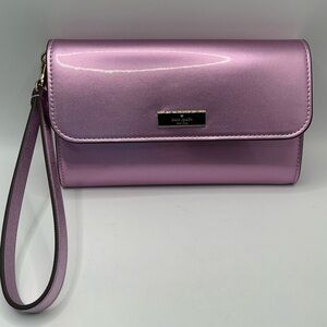 💜 NEW♠️ Kate Spade ♠️ Kenzie Boxed Medium Flap Wristlet